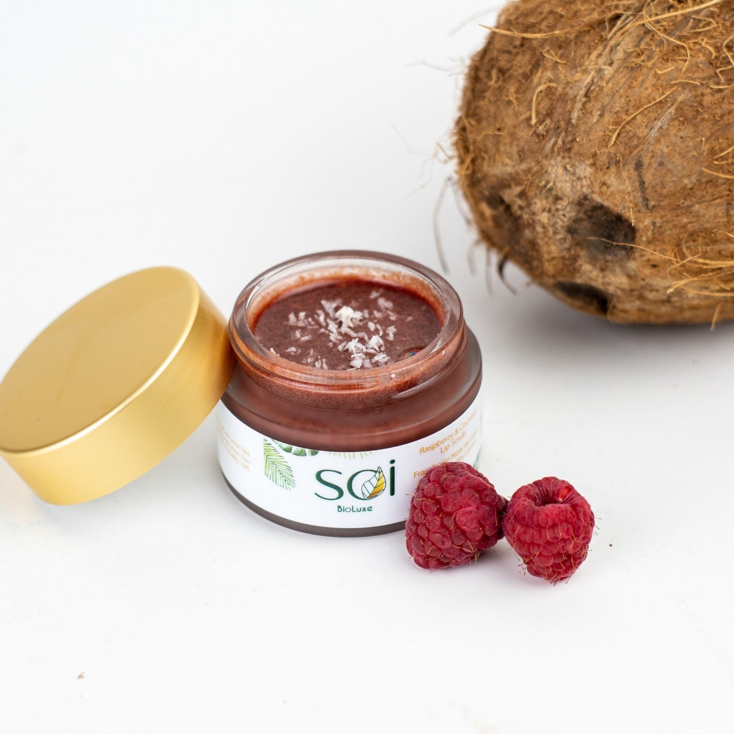 Raspberry & Coconut Lip Scrub