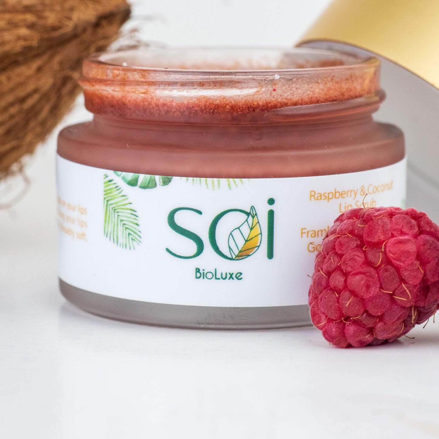 Raspberry & Coconut Lip Scrub